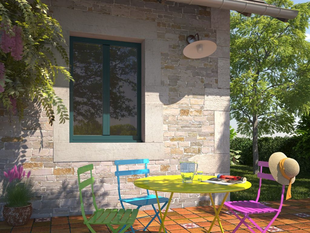 terrasse de jardin